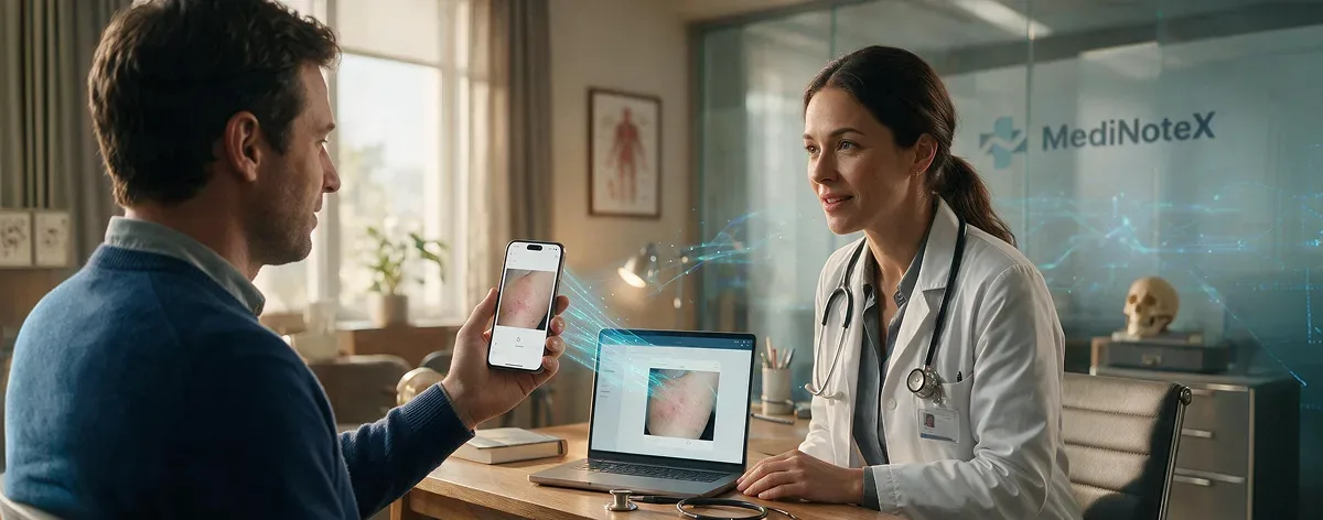 Patient image management software for patient records