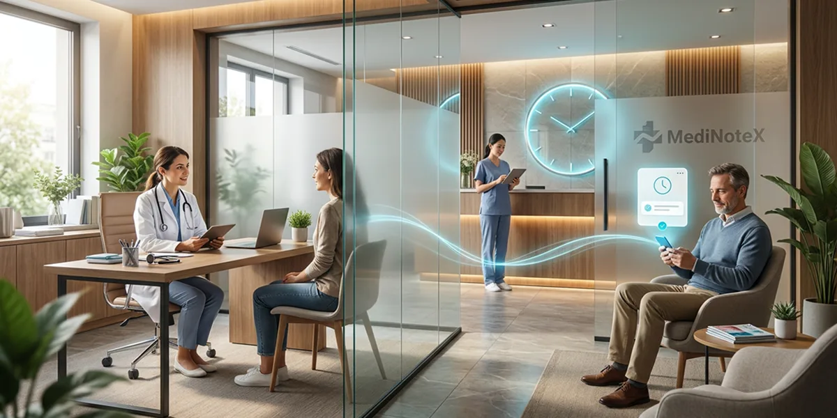 Real-time appointment delay management workflow